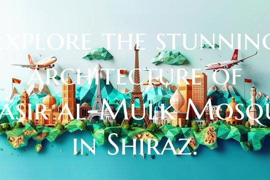 Explore the stunning architecture of Nasir al-Mulk...